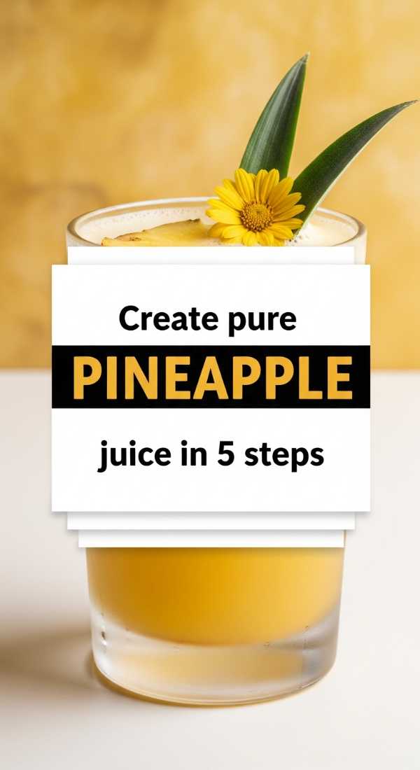 Create Pure Pineapple Juice In 5 Steps 69fc190c1a663