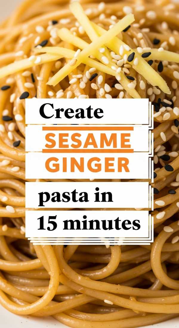 Create Sesame Ginger Pasta In 15 Minutes 6a142b6913945
