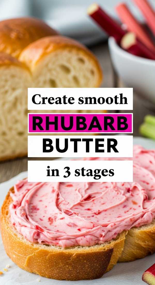 Create Smooth Rhubarb Butter In 3 Stages 69fd8cb0e981c