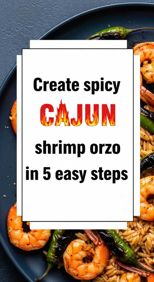 Create Spicy Cajun Shrimp Orzo In 5 Easy Steps 6a017db8c1b5e