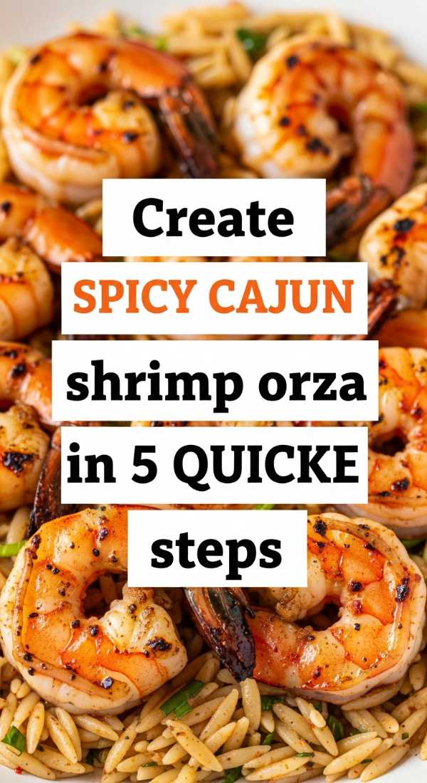 Create Spicy Cajun Shrimp Orzo In 5 Quick Steps 69f6f4acb05b2