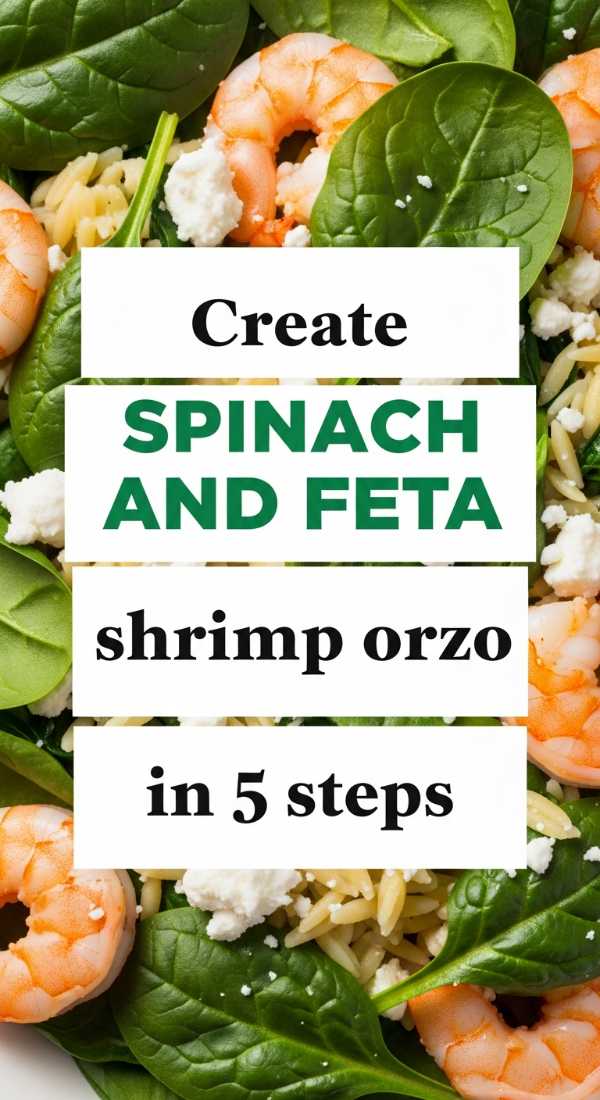Create Spinach And Feta Shrimp Orzo In 5 Steps 69fc1749c1b64