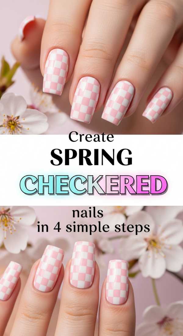 Create Spring Checkered Nails In 4 Simple Steps 69fb987a29947
