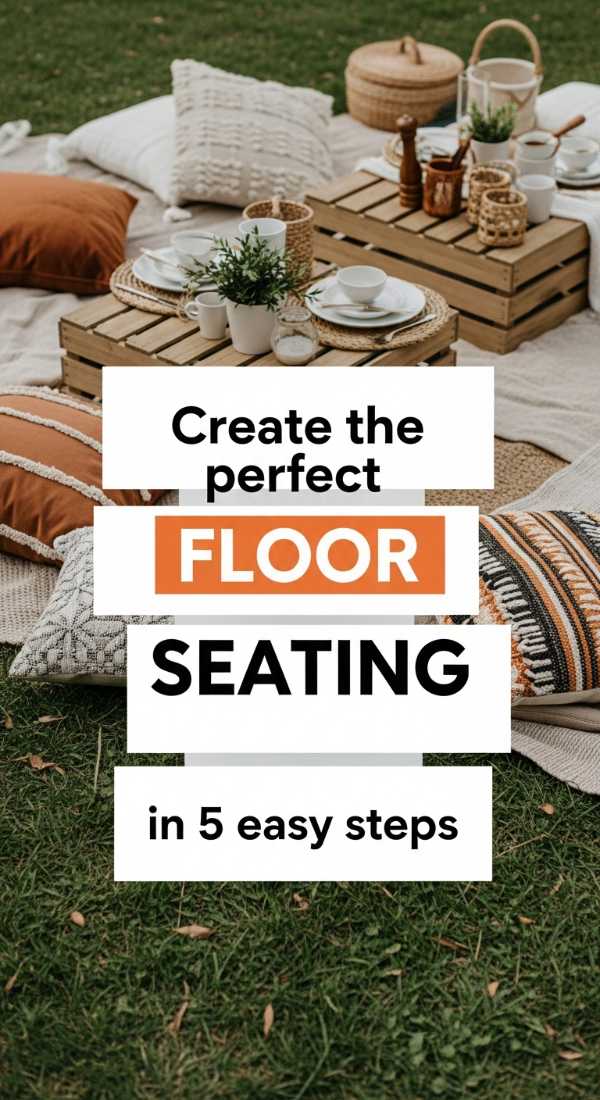 Sun, Snacks, and Style: Your Complete Manual for the Best Picnic Party Ever Create The Perfect Floor Seating In 5 Easy Steps 6a005676a1b85
