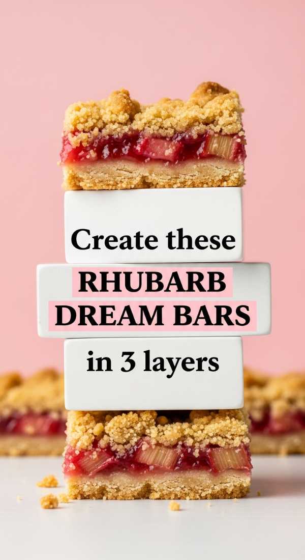 Create These Rhubarb Dream Bars In 3 Layers 69fd8a9360457