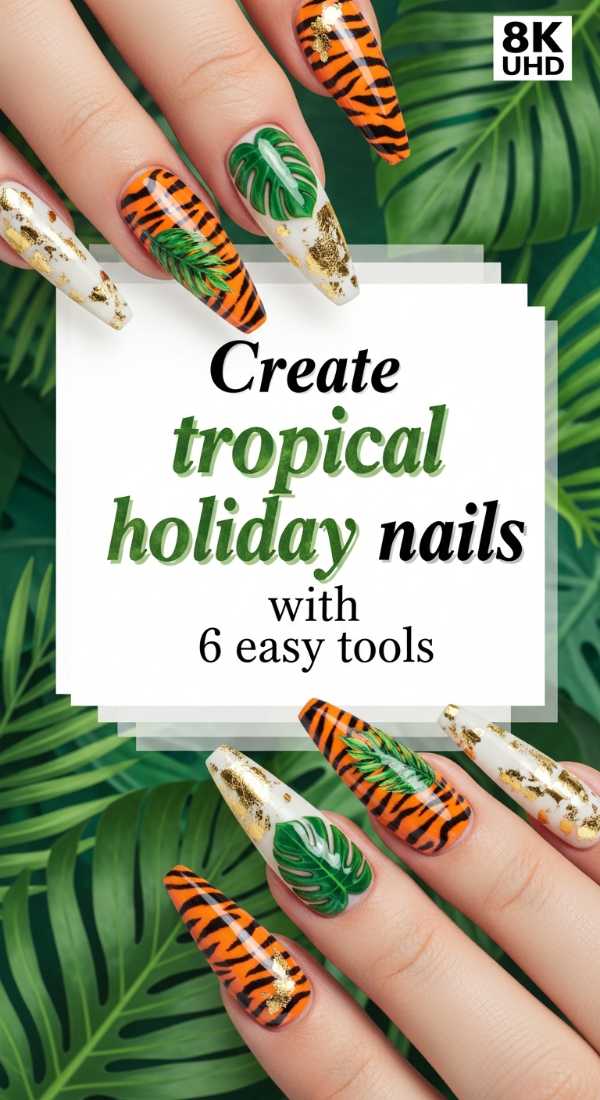 Create Tropical Holiday Nails With 6 Easy Tools 6a0f0dbce6811