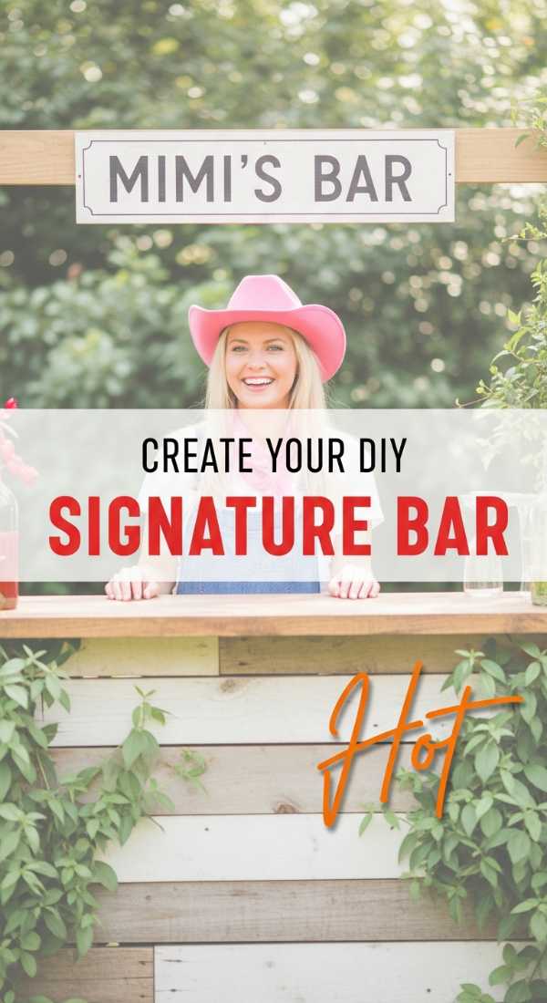 Create Your Diy Signature Bar In 4 Quick Steps 69fc267dc2c06