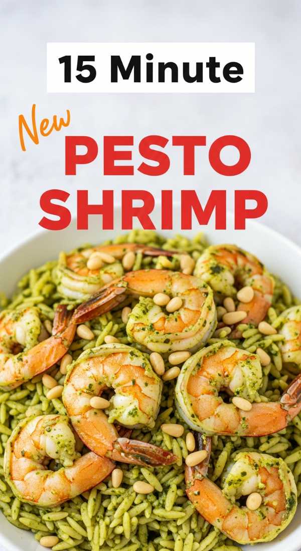 Create Your Dream Pesto Shrimp And Orzo In 15 Minutes 69f721fcf1e23
