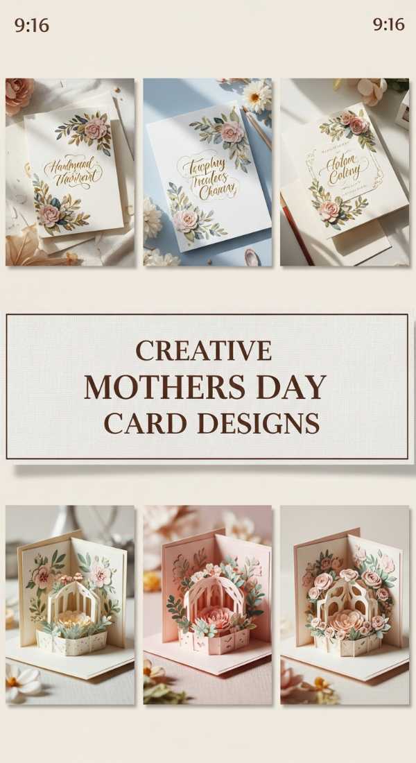 Creative Mothers Day Card Designs 6a134efccb4d3