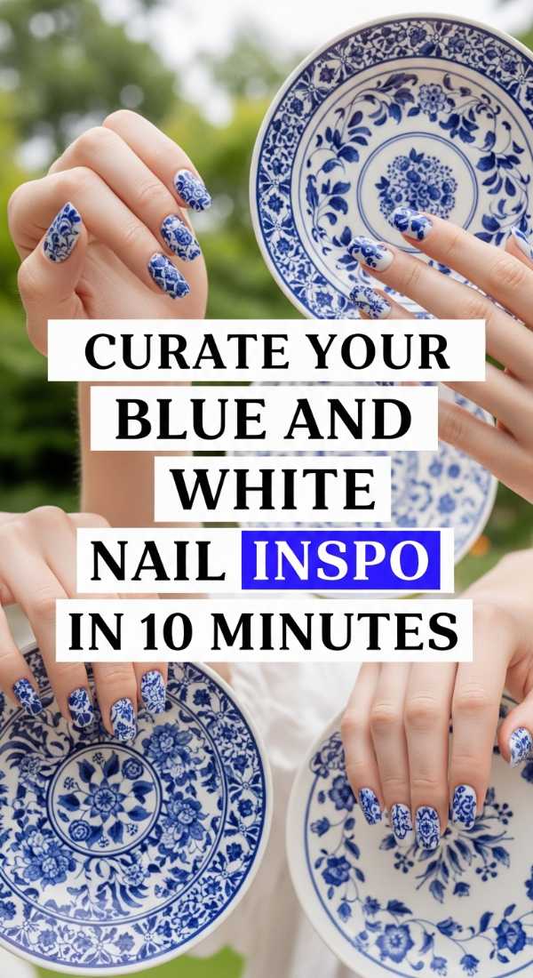 Curate Your Blue And White Nail Inspo In 10 Minutes 69fc92ef8e716