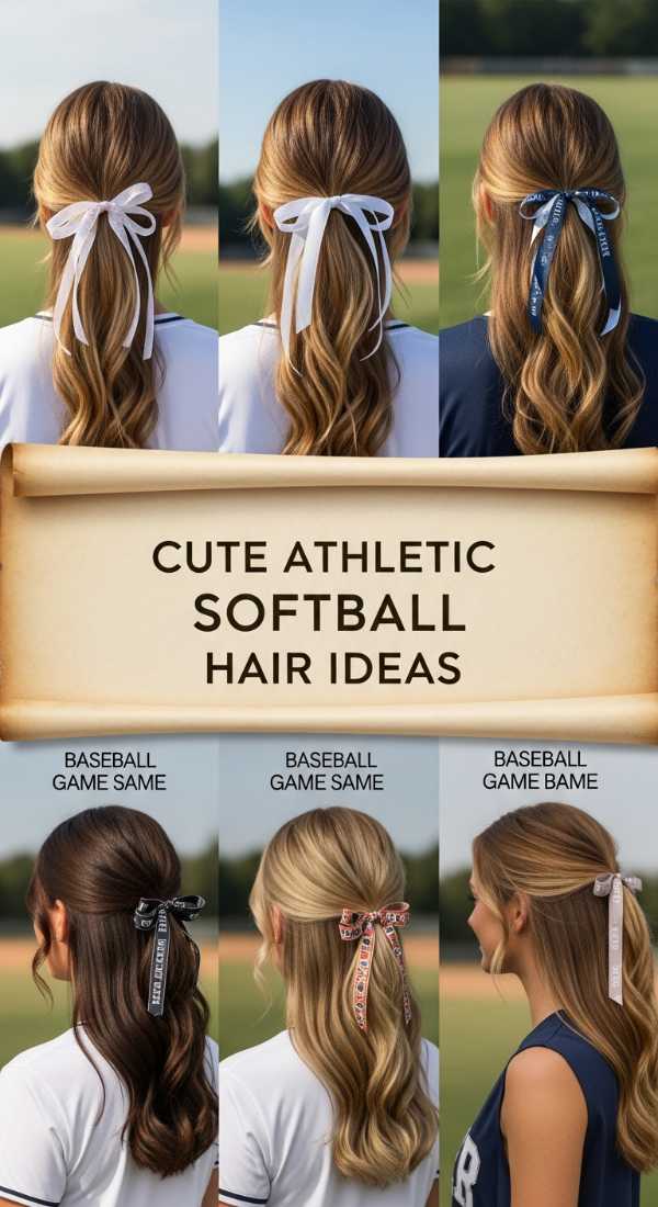Cute Athletic Softball Hair Ideas 6a036716df3b5