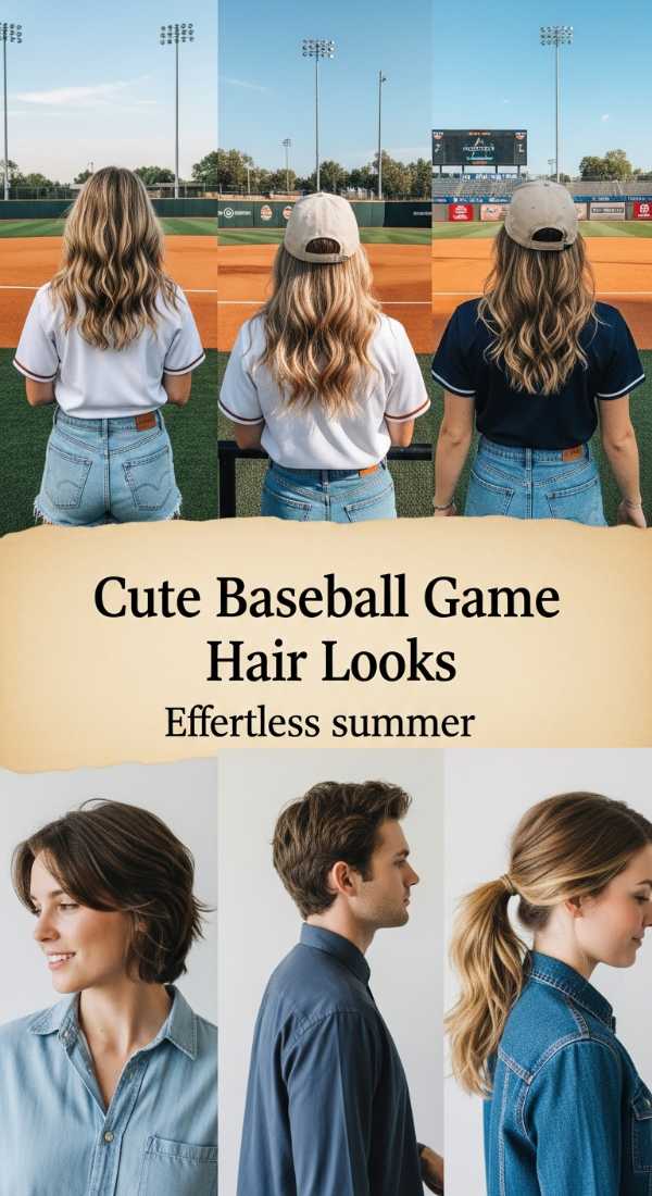 Cute Baseball Game Hair Looks 6a142cc256c19