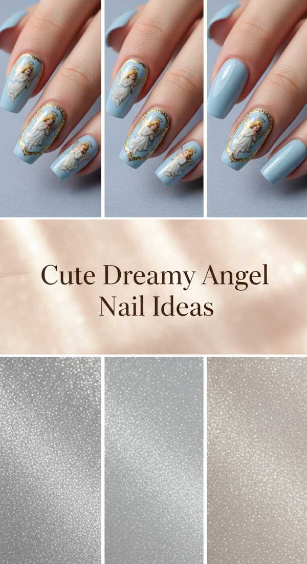 Cute Dreamy Angel Nail Ideas 6a085b75ace8d