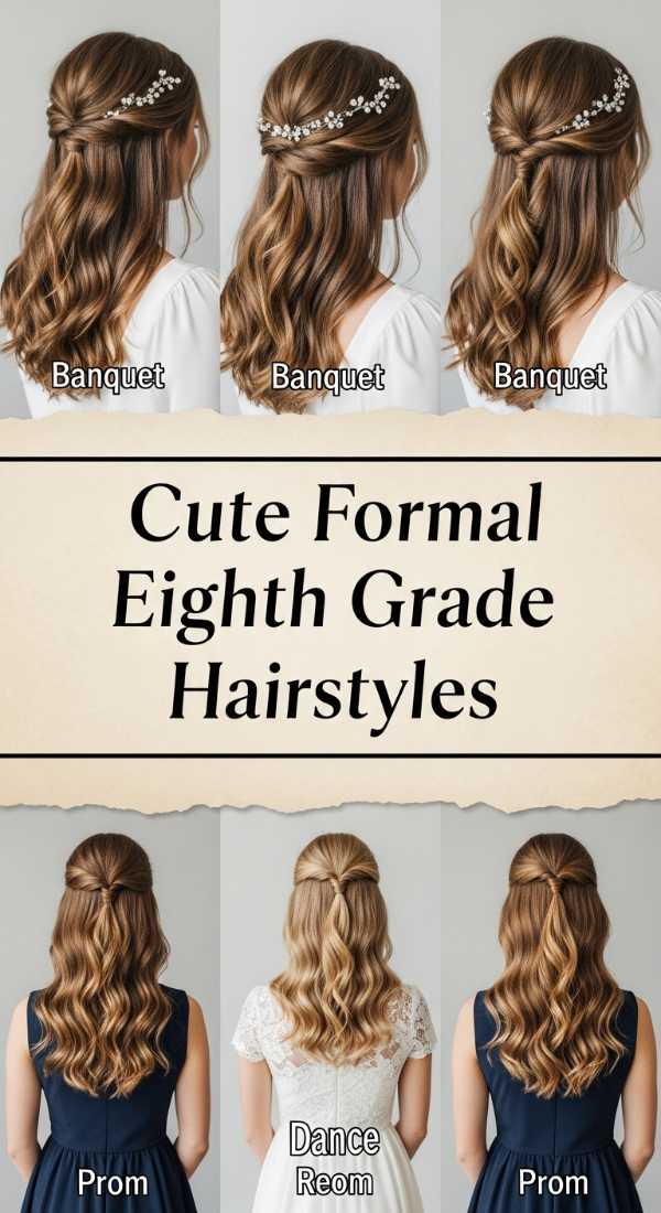 Cute Formal Eighth Grade Hairstyles 6a141dd906bb6