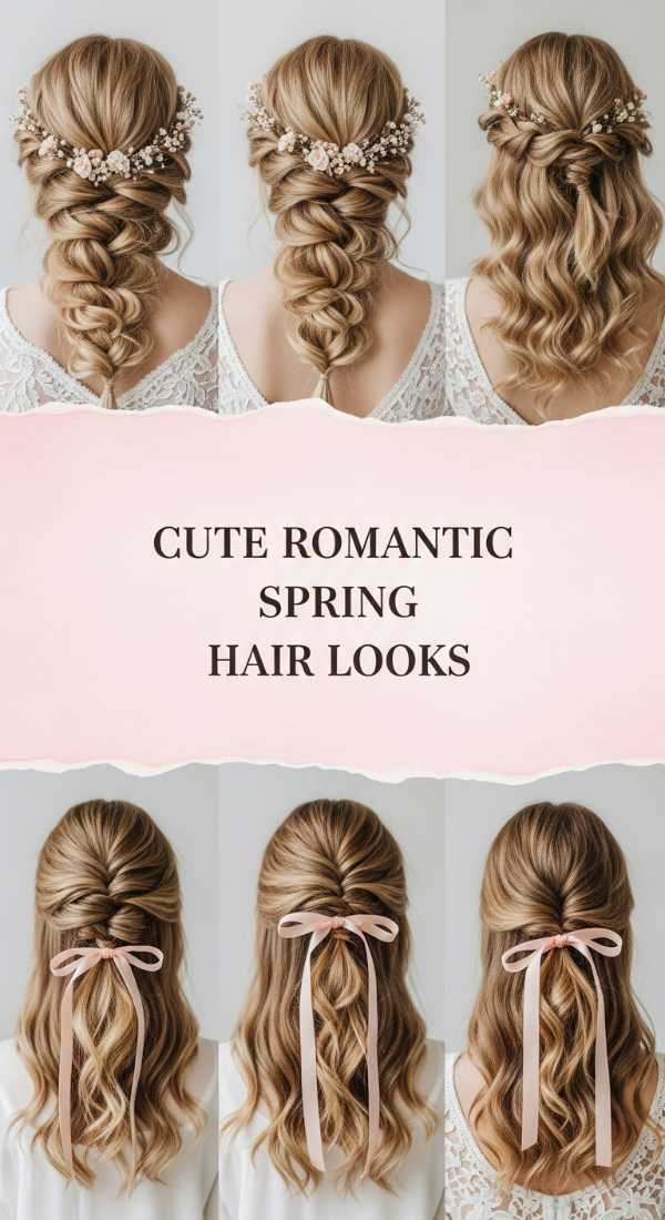 Glamour in Motion: Sophisticated Styling for High-Profile Occasions Cute Romantic Spring Hair Looks 6a08ce60324e9