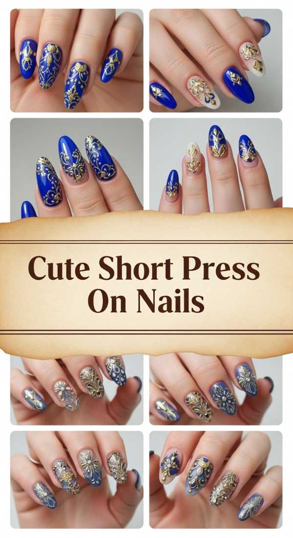 Cute Short Press On Nails 6a085b98758e6