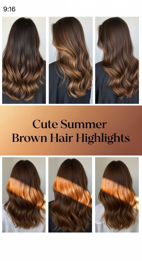 The New Aesthetic: Why High-Performance Activewear and Glossy Brunettes are 2026's Power Couple Cute Summer Brown Hair Highlights 6a08ccc8e9fe8
