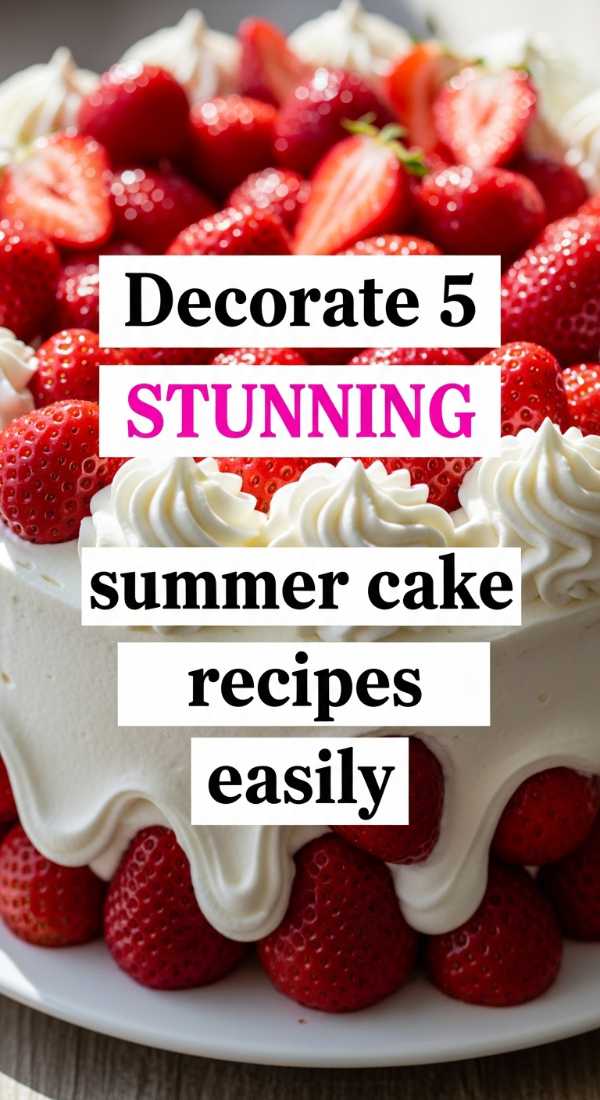 Zest and Sizzle: A Blogger's Guide to the Summer Flavor Extravaganza Decorate 5 Stunning Summer Cake Recipes Easily 6a10d080d69e2