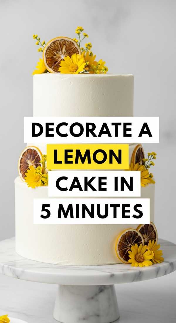 When Life Gives You Lemons, Party! Top Ideas for a Citrus Celebration Decorate A Lemon Cake In 5 Minutes 6a021b223f440