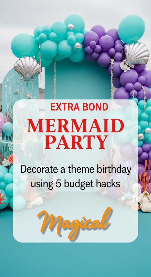 Decorate A Mermaid Theme Birthday Party Using 5 Budget Hacks 6a0db3fd4f5d2