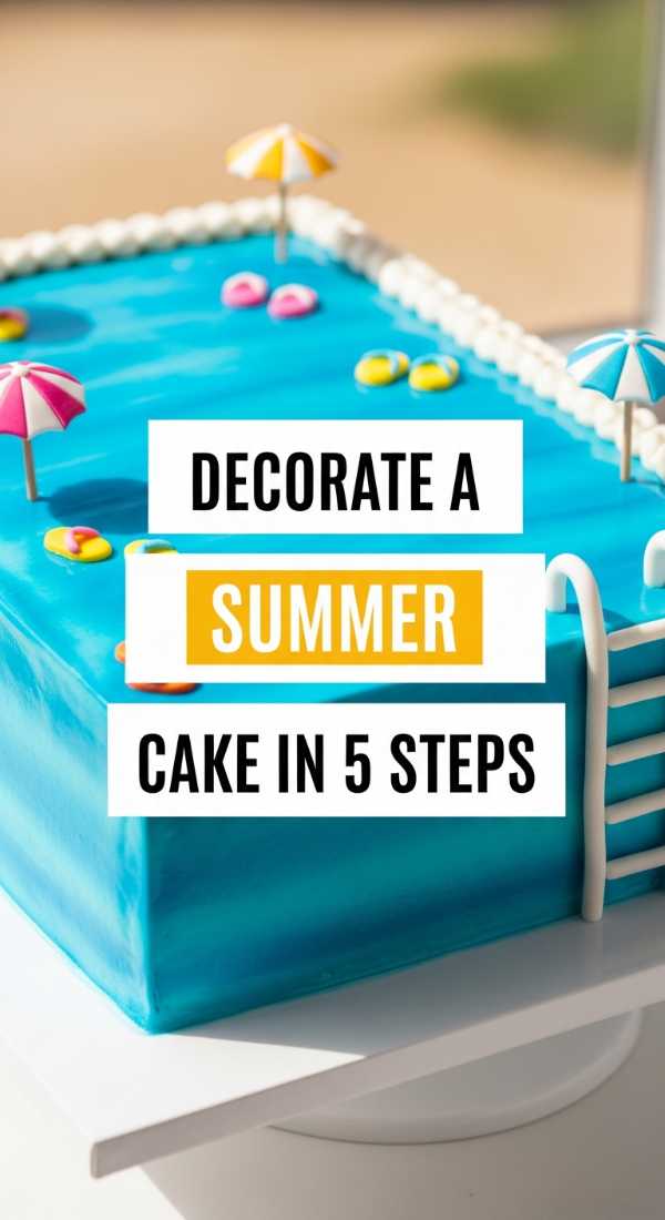 Dive Into Fun: How to Throw the Best Pool Party Ever Decorate A Summer Cake In 5 Steps 6a0de77067d76