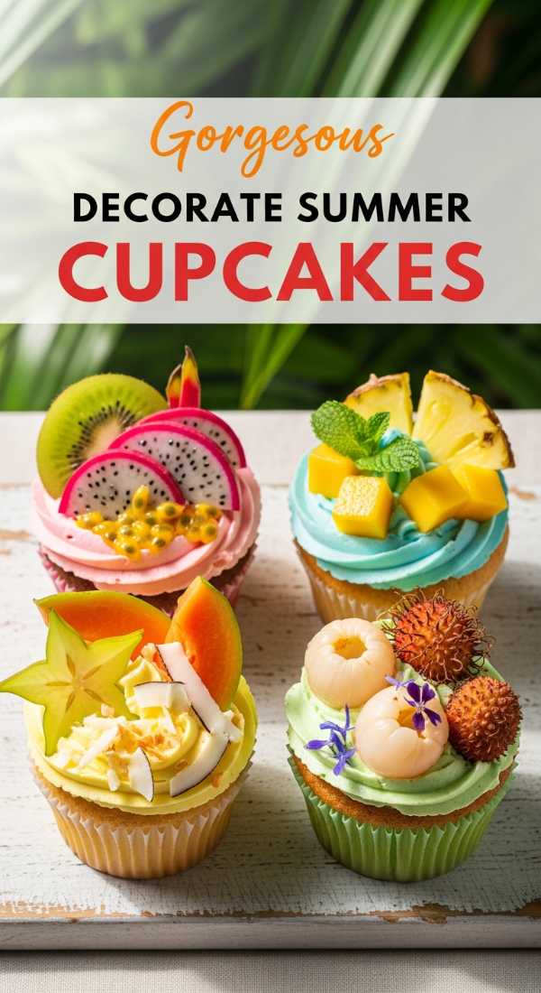 Decorate Summer Cupcakes In 4 Gorgeous Styles 69f5d526ac5a6