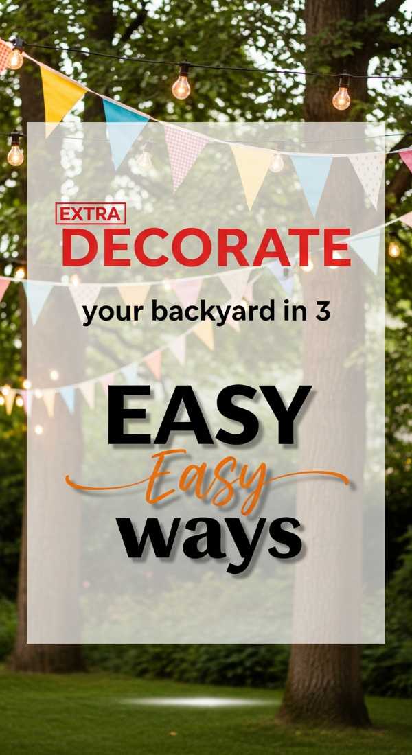 From Sunset to Starry Night: Your Step-by-Step Outdoor Party Checklist Decorate Your Backyard In 3 Easy Ways 6a056fa75b854