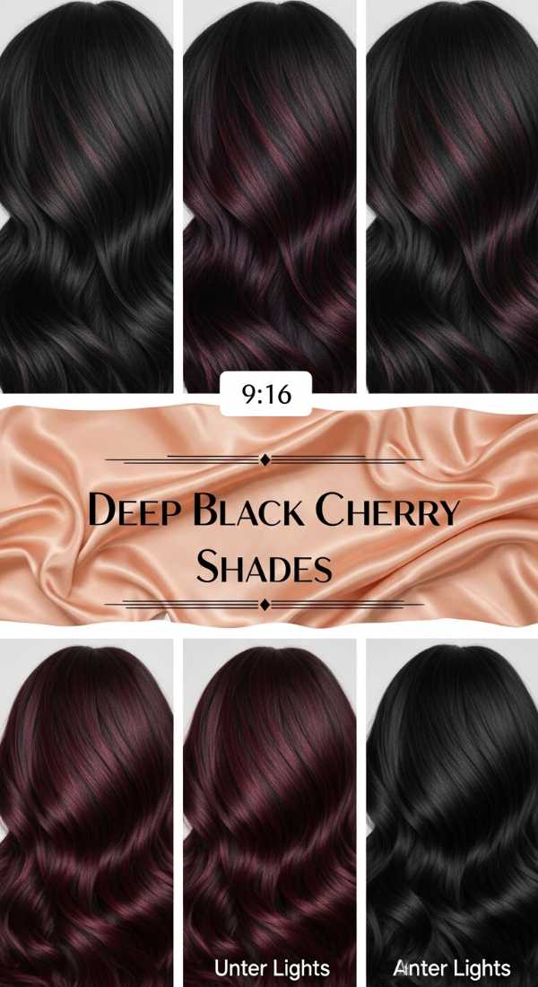 The Sophisticated Stylist: Your Elite Hair Transformation Manual Deep Black Cherry Shades 6a141e0b91467