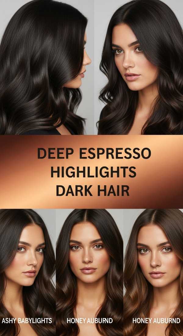 Deep Espresso Highlights Dark Hair 6a1426ccf2d4c