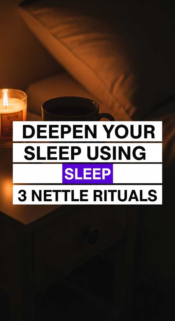 Deepen Your Sleep Using 3 Nettle Rituals 69f47b39bd597
