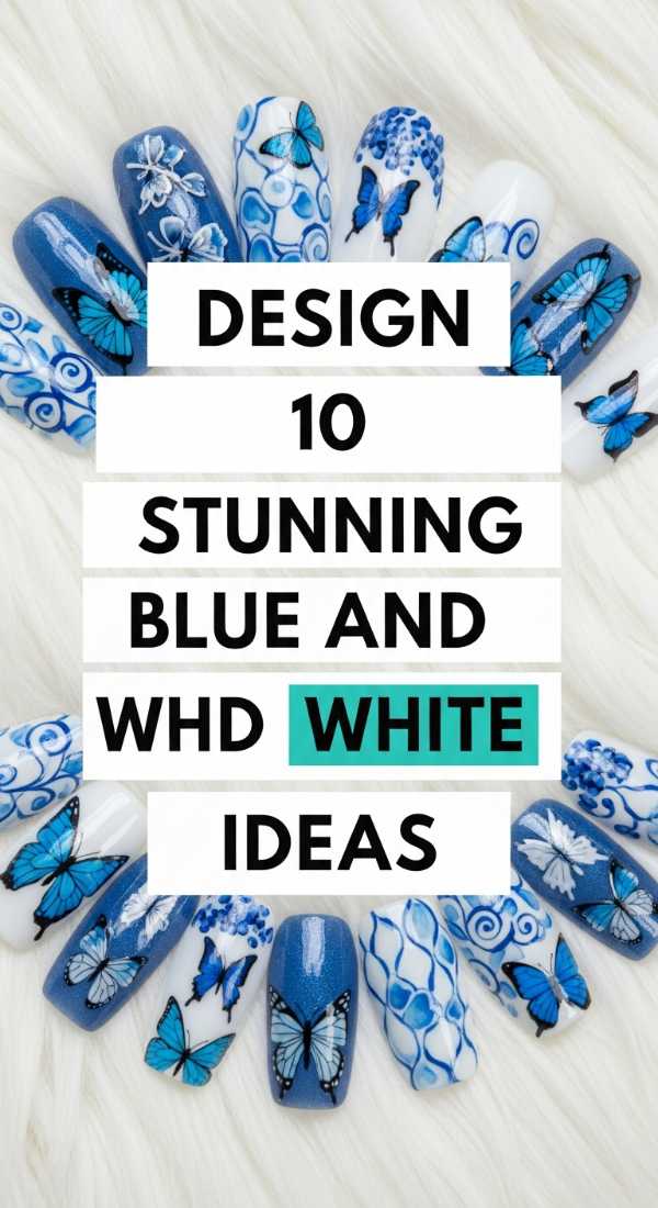 Design 10 Stunning Blue And White Nail Ideas 69fc7f60ddede