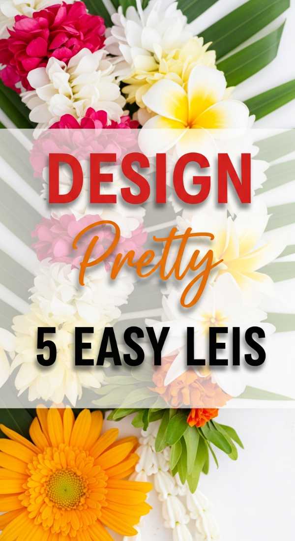 Design 5 Easy Floral Leis For Kids 6a189fb7041a5