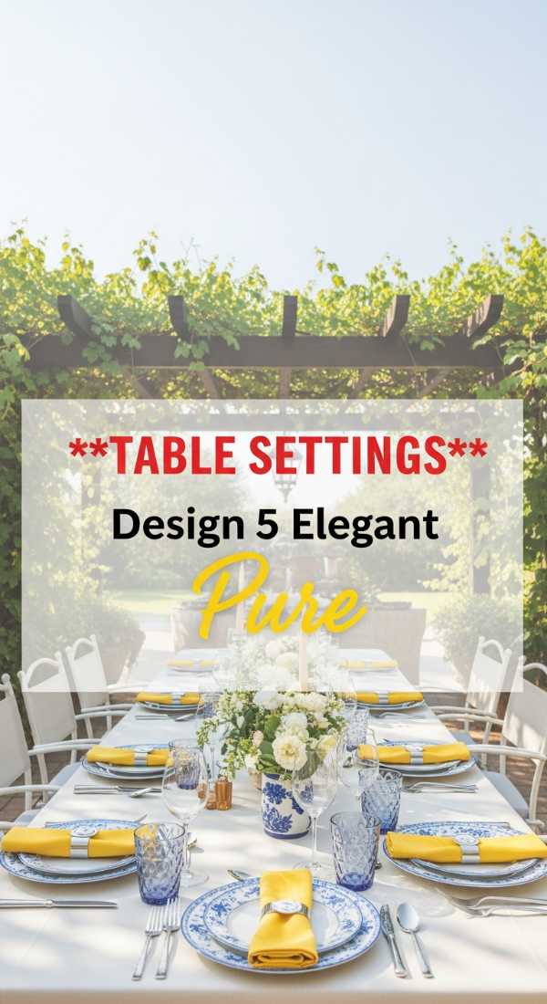 Design 5 Elegant Summer Party Table Settings 6a0d98d4cb311