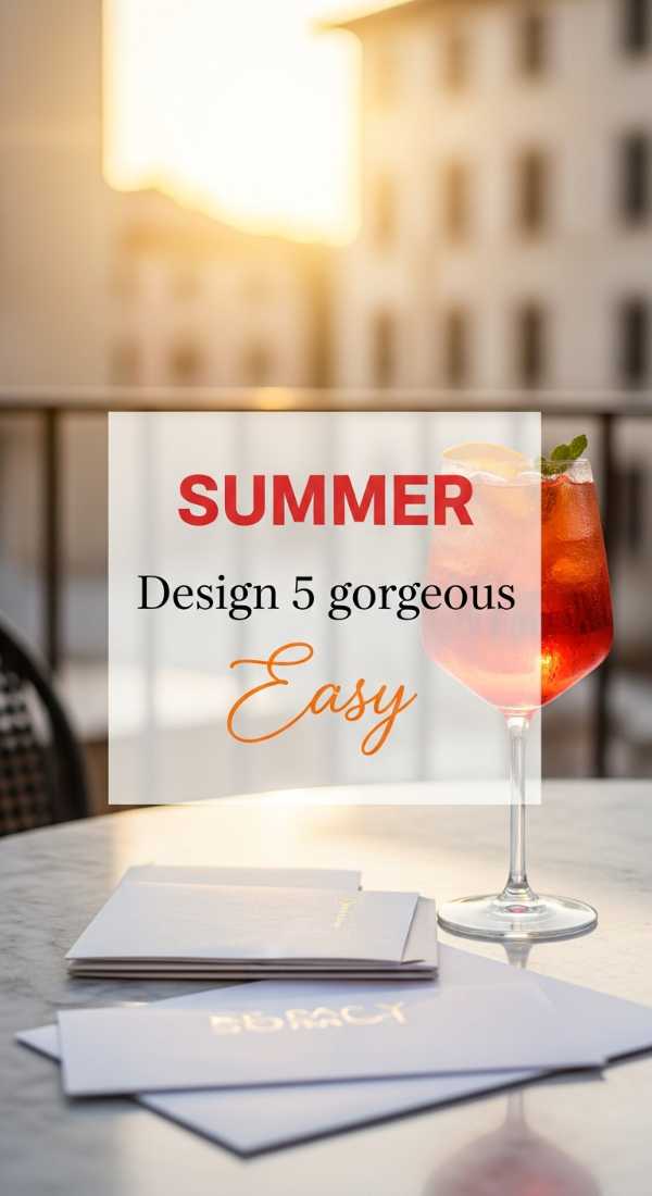 Spritz & Sunshine: How to Host the Perfect Italian Summer Soirée Design 5 Gorgeous Summer Party Invitations Easily 6a0d9eb50a474