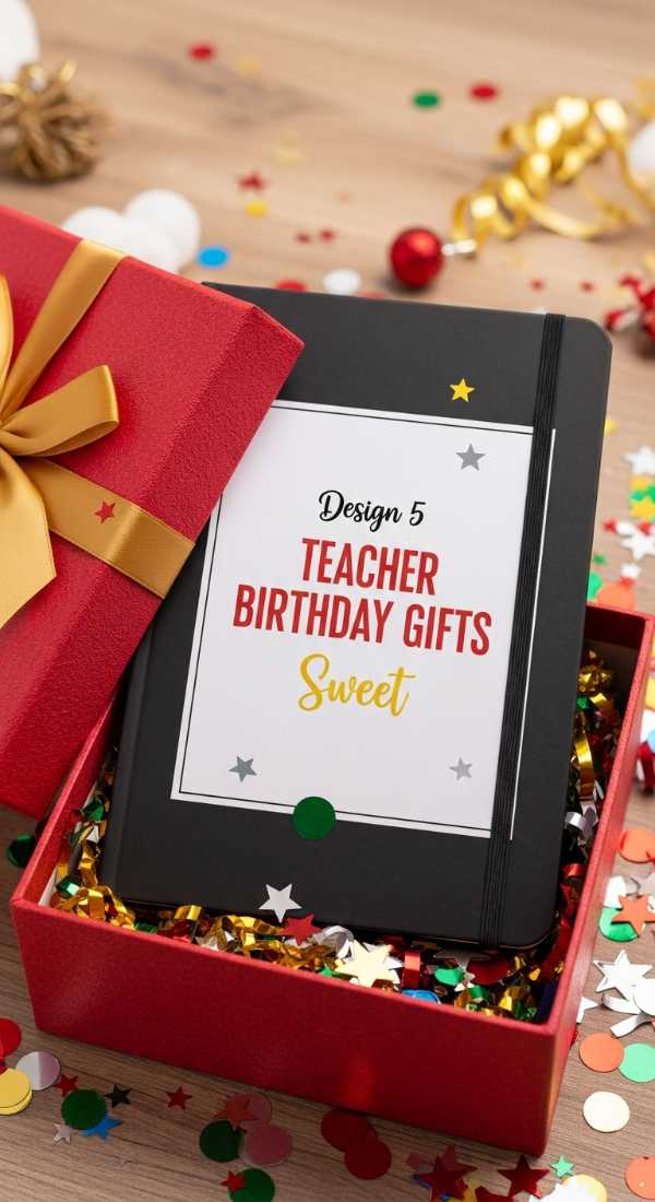 Design 5 Teacher Birthday Gifts In 4 Steps 6a056f7f02479