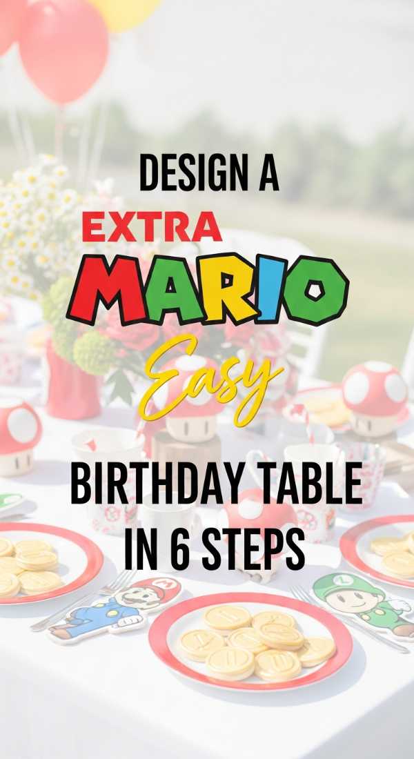 Design A Mario Birthday Table In 6 Easy Steps 6a031314e5075