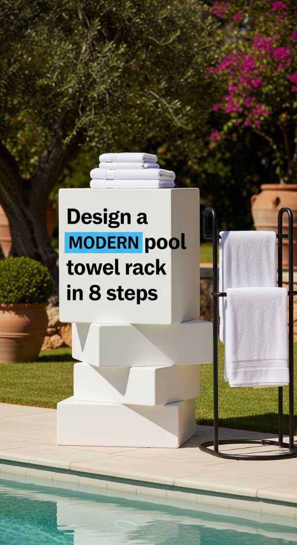 Design A Modern Pool Towel Rack In 8 Steps 69fdc28f5cf73