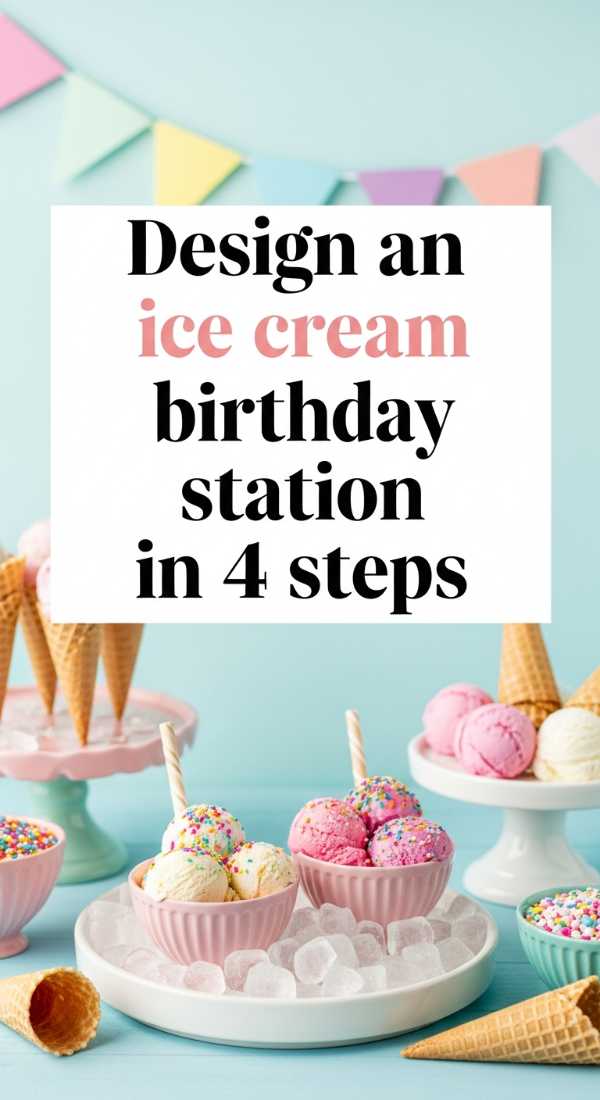 10 Epic Themes for a Memorable Summer Outdoor Birthday Party Design An Ice Cream Birthday Station In 4 Steps 6a00567ed652e