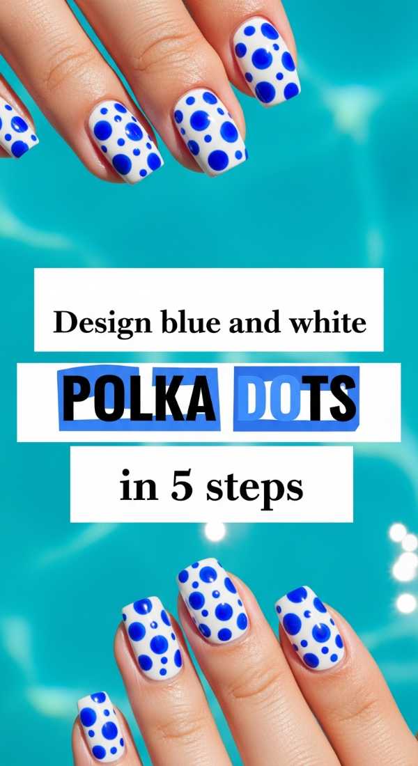 Design Blue And White Polka Dots In 5 Steps 69f4c1143d9ec