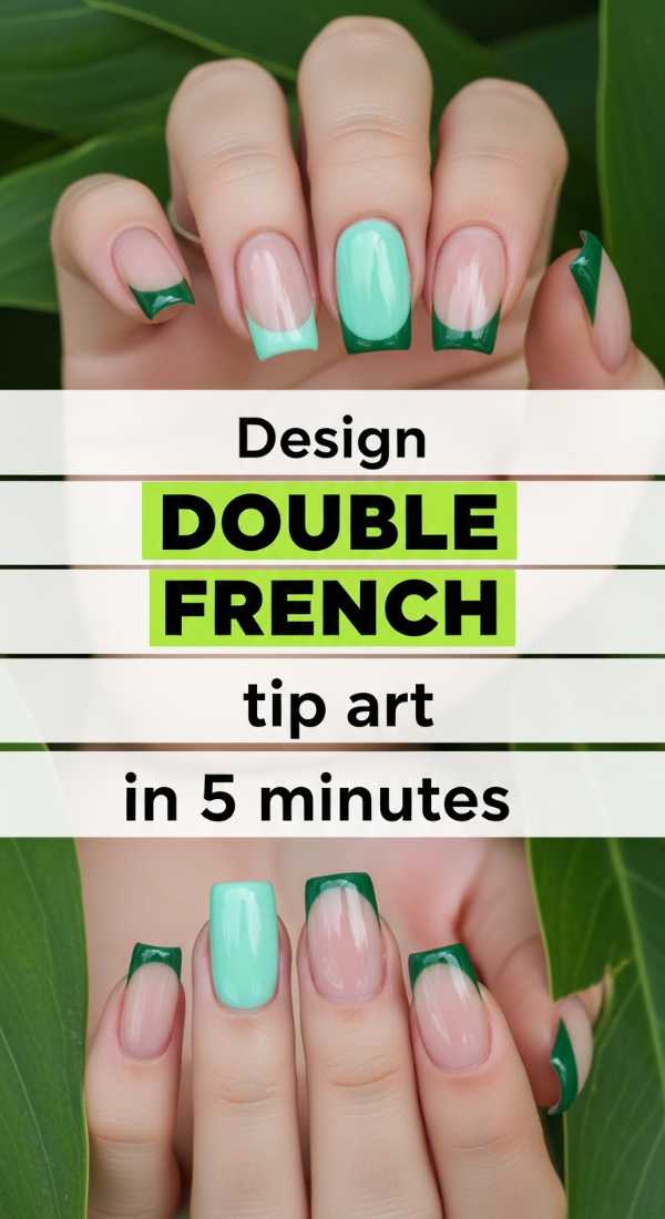Beyond the Basic White: The Bold Evolution of French Tip Artistry Design Double French Tip Art In 5 Minutes 6a1a998837f71