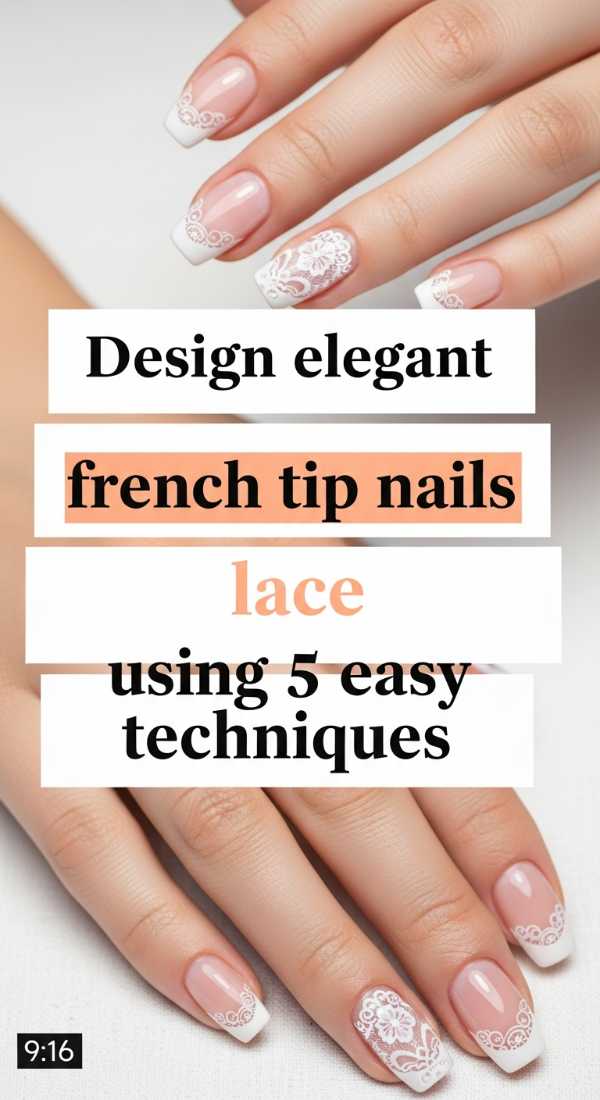 Beyond the White Stripe: 7 Edgy French Tip Variations for the Minimalist Muse Design Elegant Lace French Tip Nails Using 5 Easy Techniques 6a1a984a2280f
