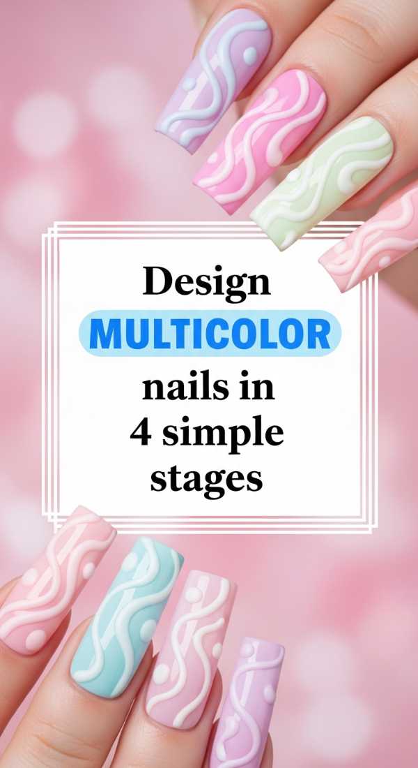 Design Multicolor Nails In 4 Simple Stages 6a0f0dd4a969c