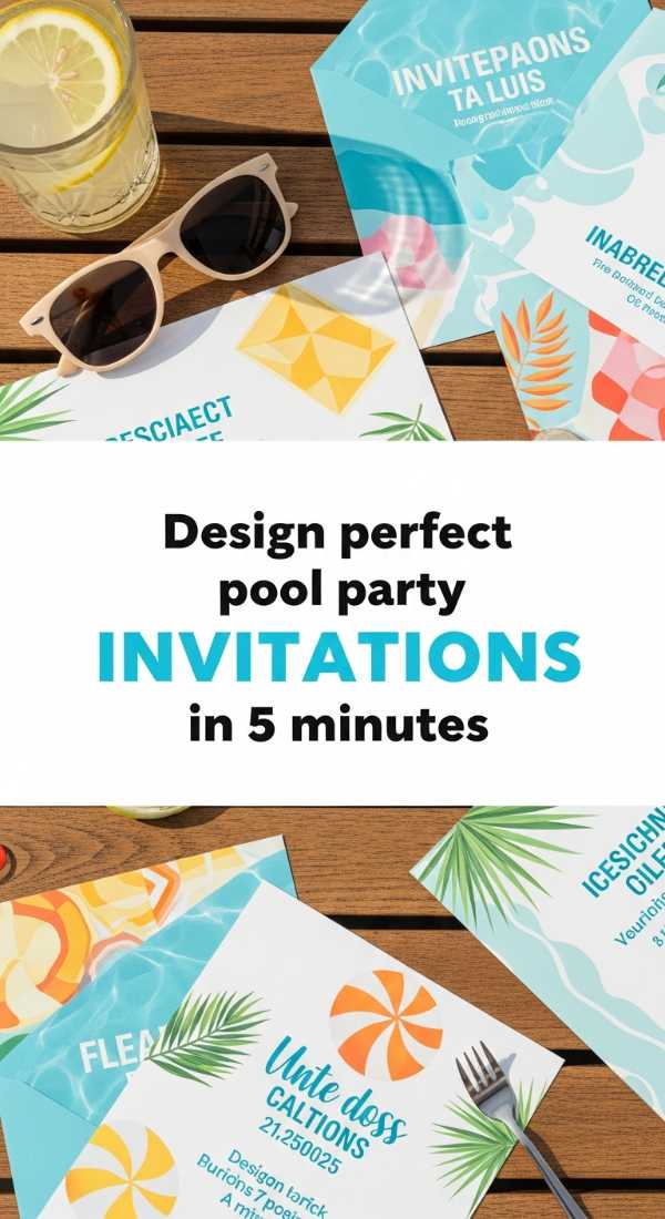 How to Throw a Legendary Summer Pool Party Everyone Will Talk About Design Perfect Pool Party Invitations In 5 Minutes 6a0de76b21a7f