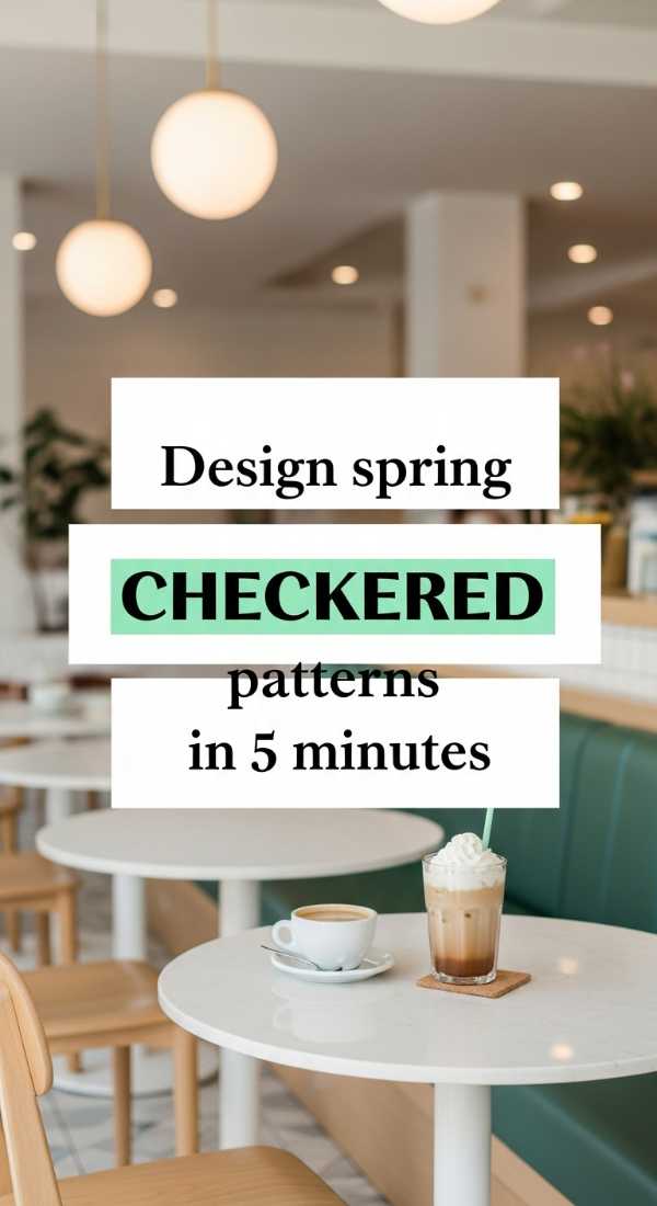 Design Spring Checkered Patterns In 5 Minutes 69fb9880d17ba