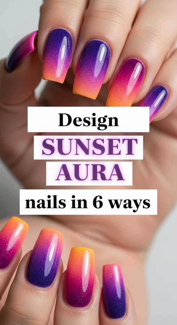Design Sunset Aura Nails In 6 Ways 6a05a5151b4f0