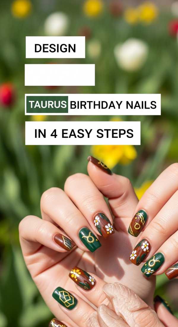 Design Taurus Birthday Nails In 4 Easy Steps 6a05a3cfe11f5