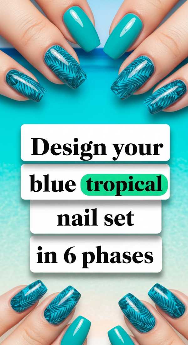 Design Your Blue Tropical Nail Set In 6 Phases 69ff595b1a839