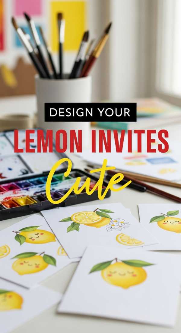 Design Your Lemon Birthday Theme Invites In 4 Steps 69f478f7a193d