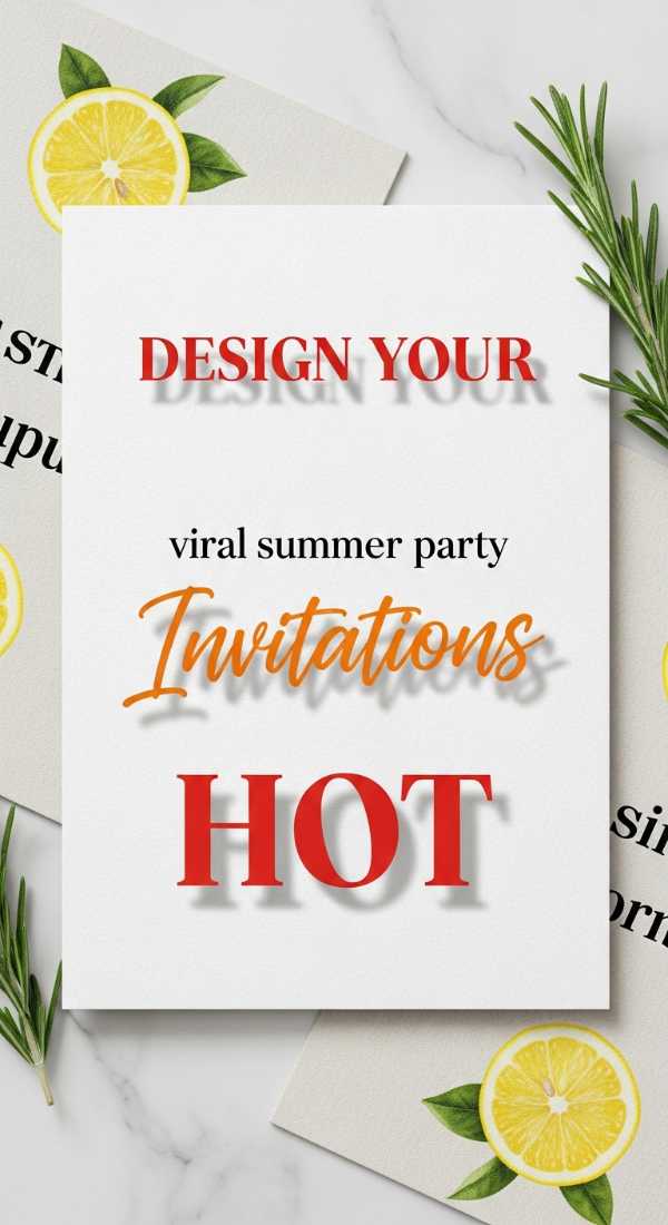 The Aperitivo Hour: Essential Tips for an Authentic Italian Summer Bash Design Your Own Viral Summer Party Invitations In 3 Minutes 6a0d9ebb83547