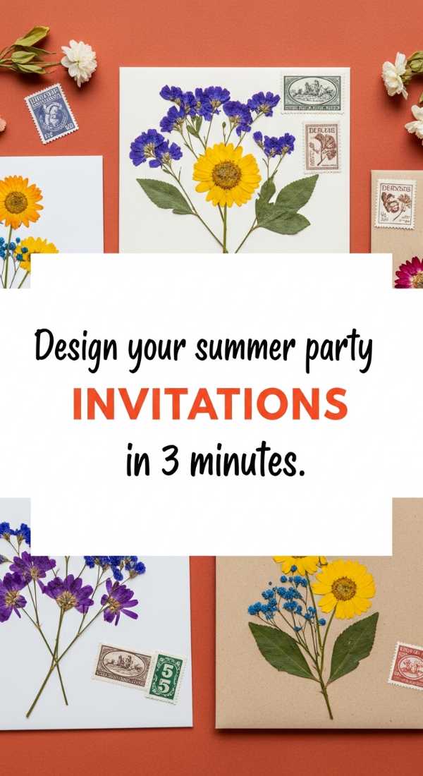 Design Your Summer Party Invitations In 3 Minutes 6a0de76247ec9